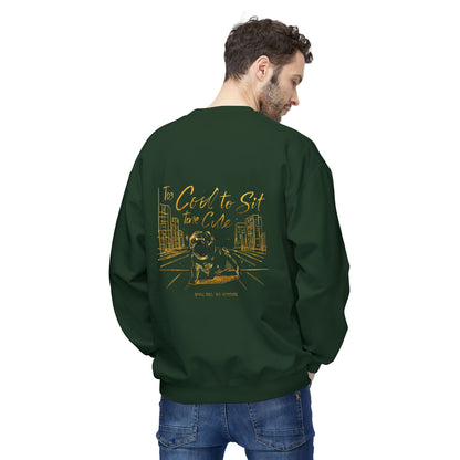Too Cool To Sit Take a Cue Sweater | Eco-Limited