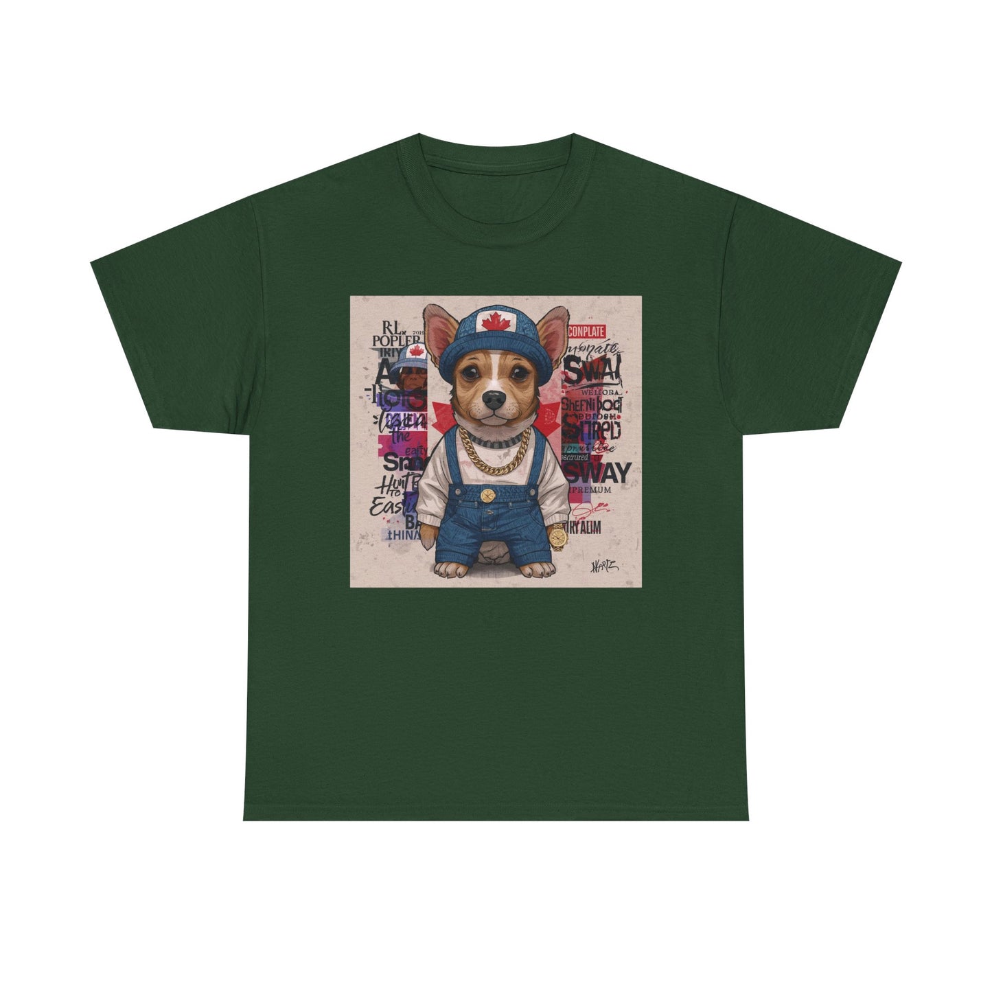 Lucky Street Pup Art T-Shirt | Eco-Limited