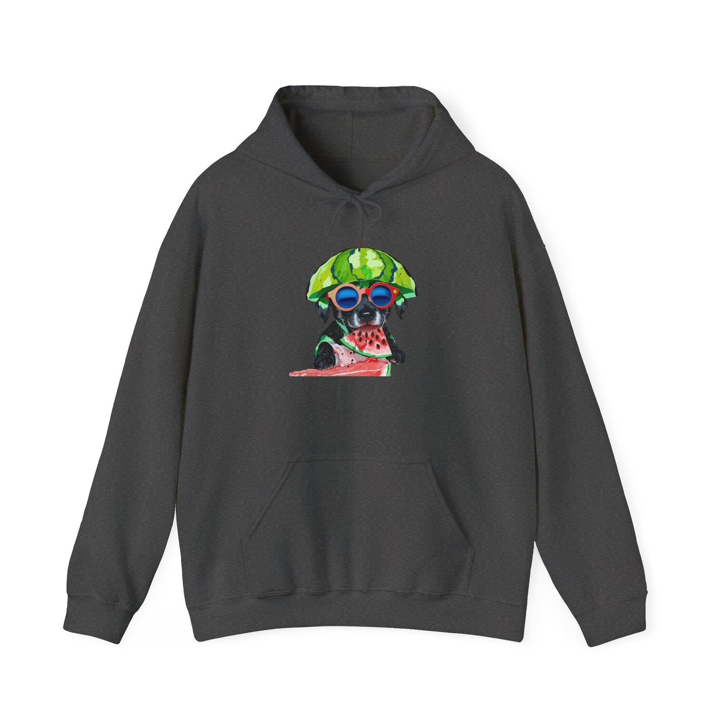 Cute Watermelon Pup Graphic Hoodie|Eco-Friendly - Limited