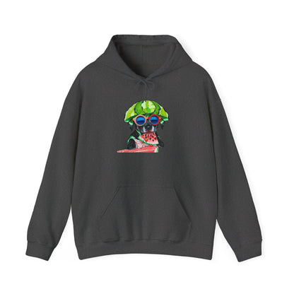 Cute Watermelon Pup Graphic Hoodie|Eco-Friendly - Limited