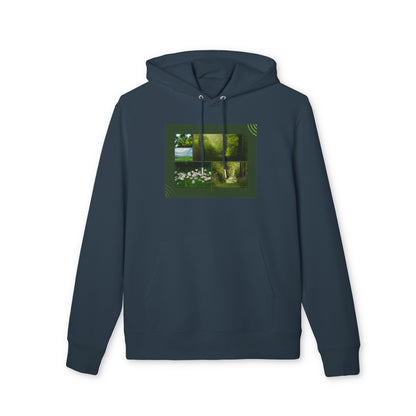 Organic Nature Grid Hoodie | Eco-Limited