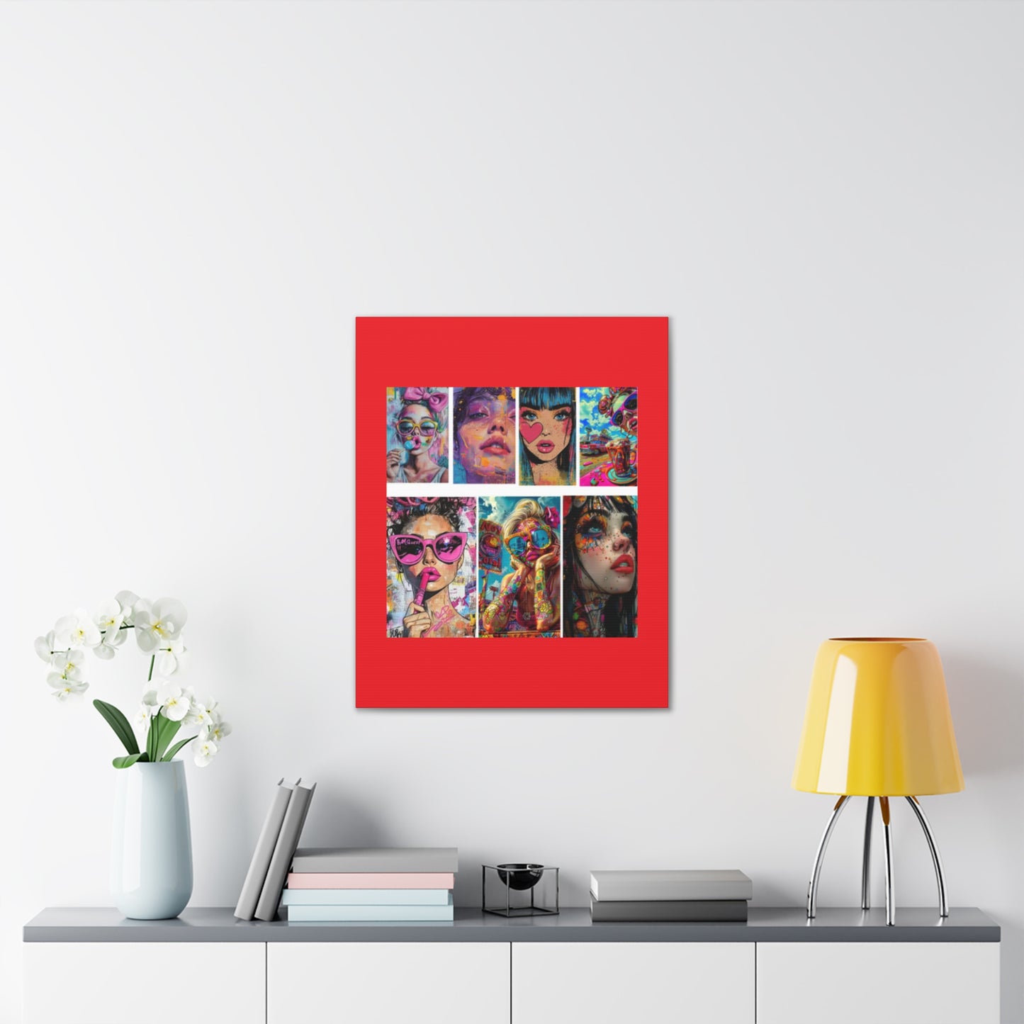 Pop Art Muse Canvas | Statement Wall Art