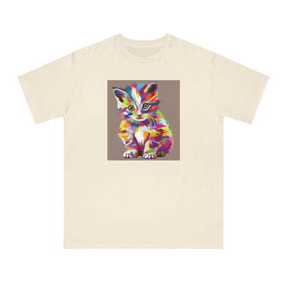 Color Pop Kitten Organic T-Shirt | Organic-Limited