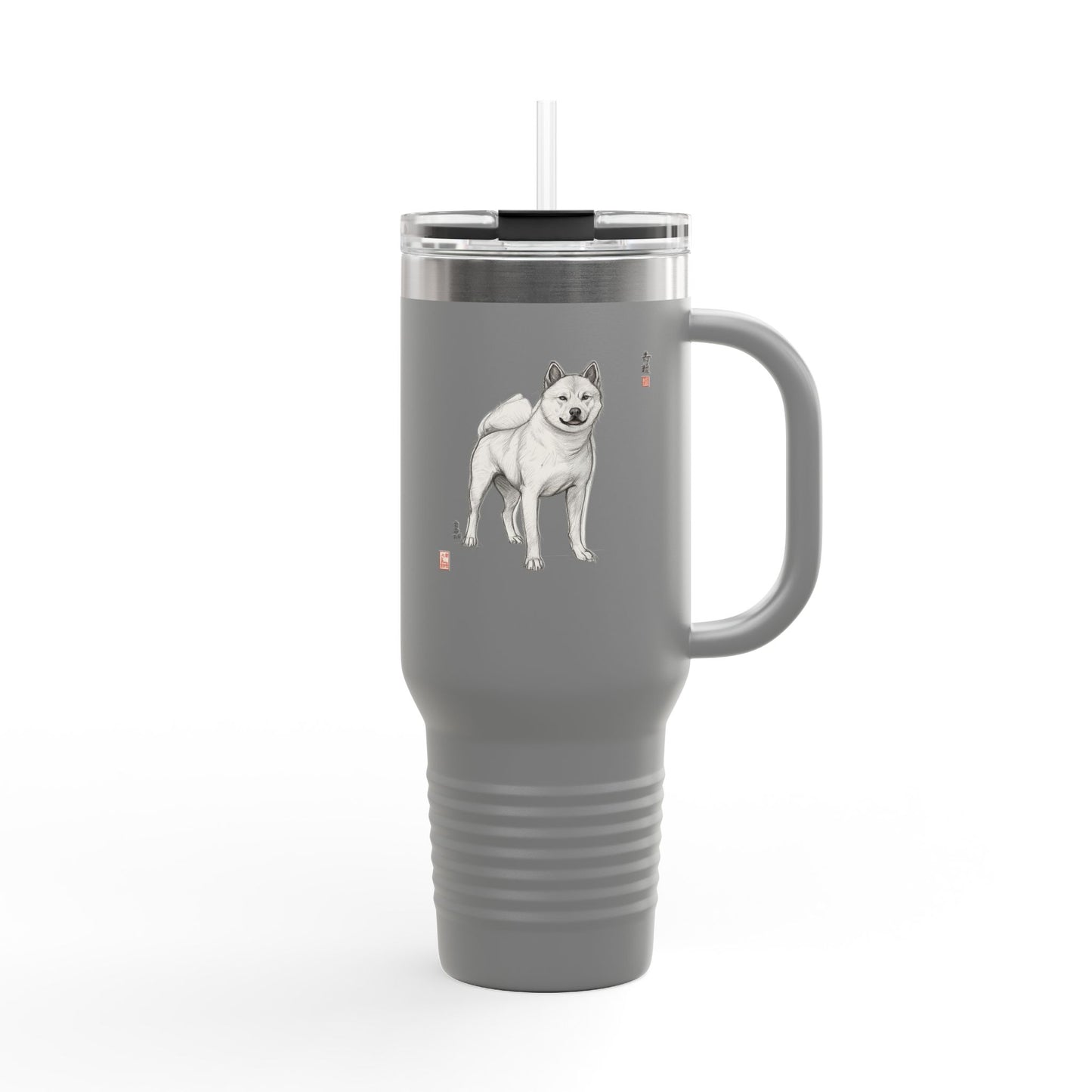 Korean Jindo Ink Illustration Insulated 100% Stainless Bottle | Eco-Limited