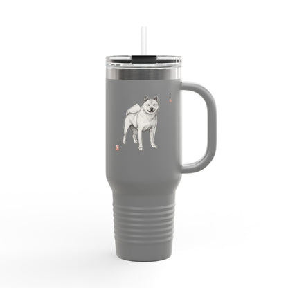 Korean Jindo Ink Illustration Insulated 100% Stainless Bottle | Eco-Limited