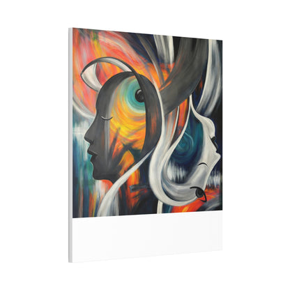 Abstract Expression Portrait Canvas | Eco-Limited