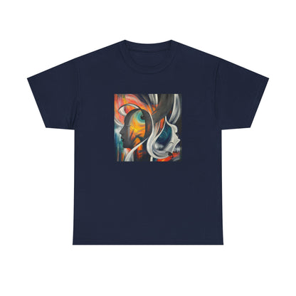 Abstract Expression Portrait T-Shirt | Eco-Limited