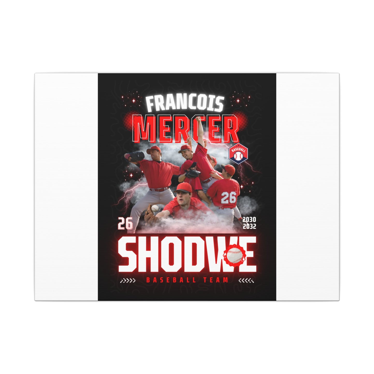 Baseball Team Player Poster