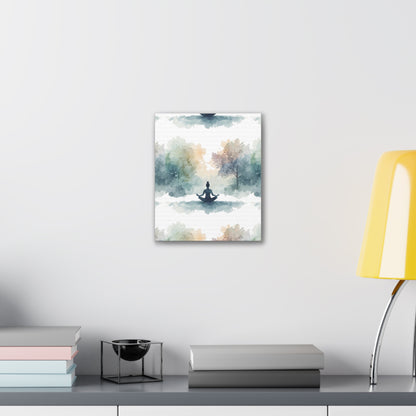 Peace Within Meditation Canvas Wall Art | Eco-Limited