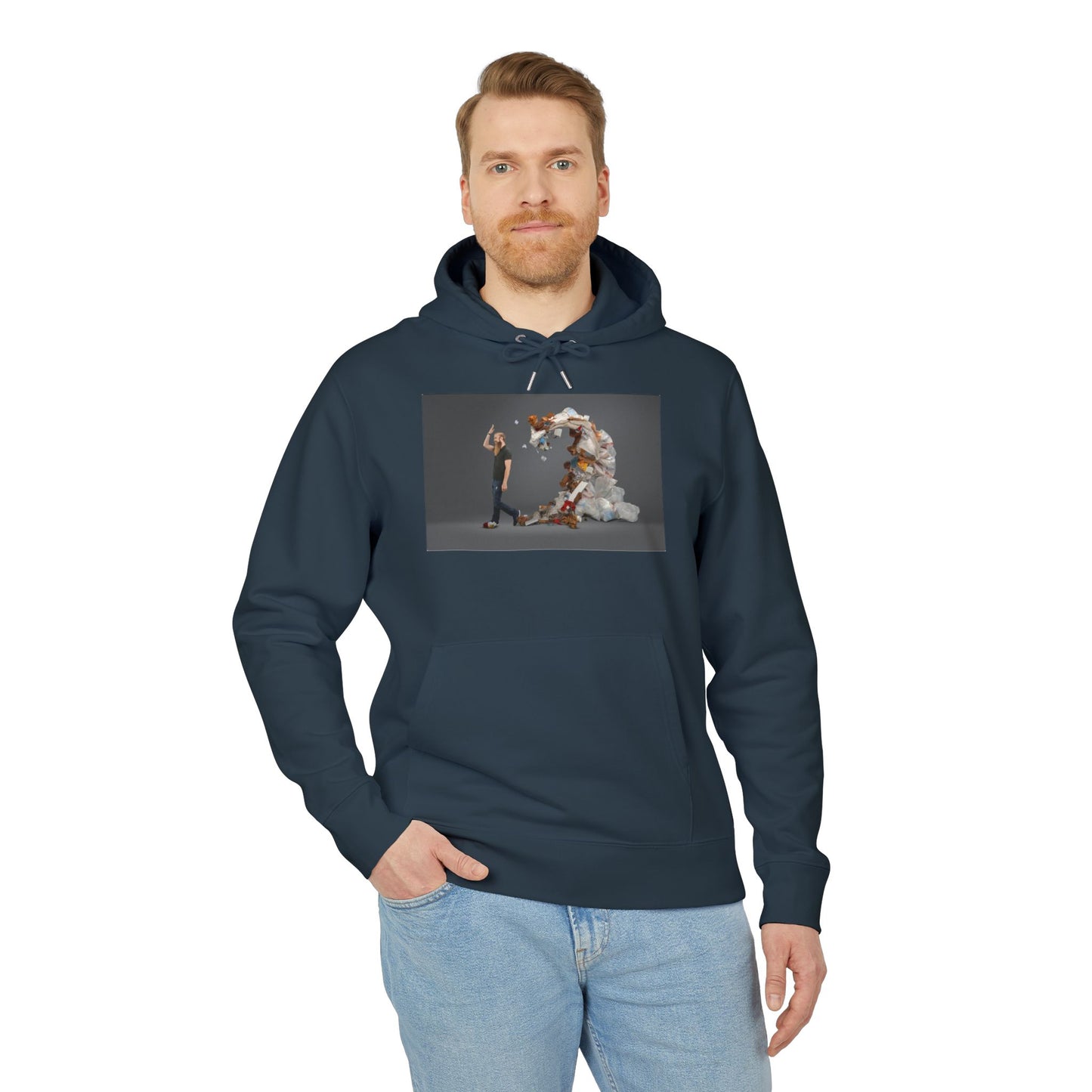 Organic Concept Art Graphic Hoodie | Eco-Limited