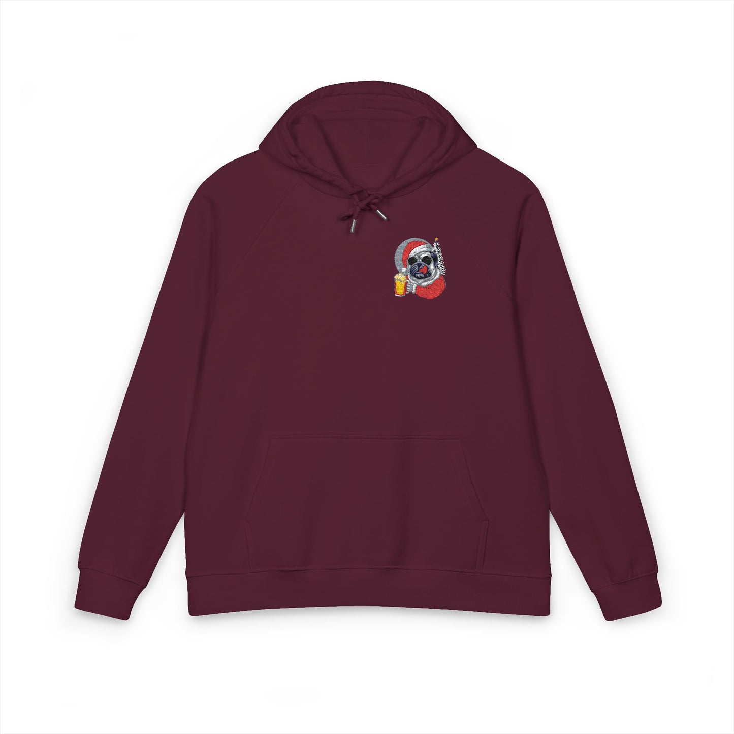 French Bulldog Santa Hoodie Unisex Pullover