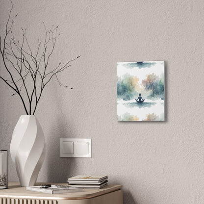 Peace Within Meditation Canvas Wall Art | Eco-Limited