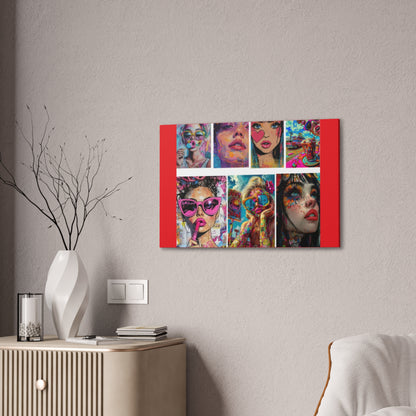 Pop Art Muse Canvas | Statement Wall Art