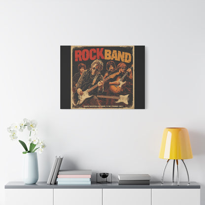 Rock Band Vintage Canvas Wall Art | Eco - Limited