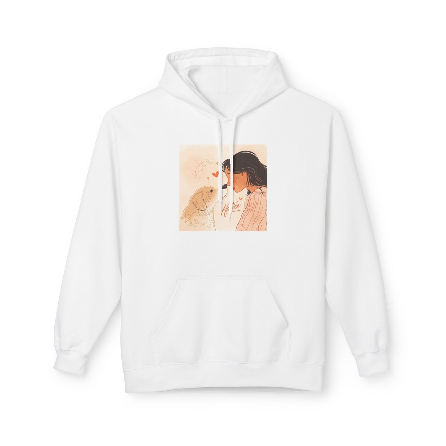 Dog Mom Love Moment Graphic Hoodie Gift | Eco-Friendly - Limited