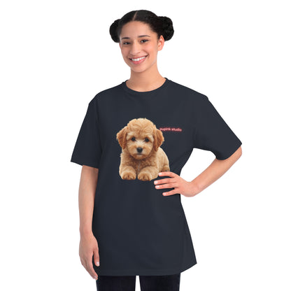 Organic Puppy Portrait T-Shirt | Organic-Limited