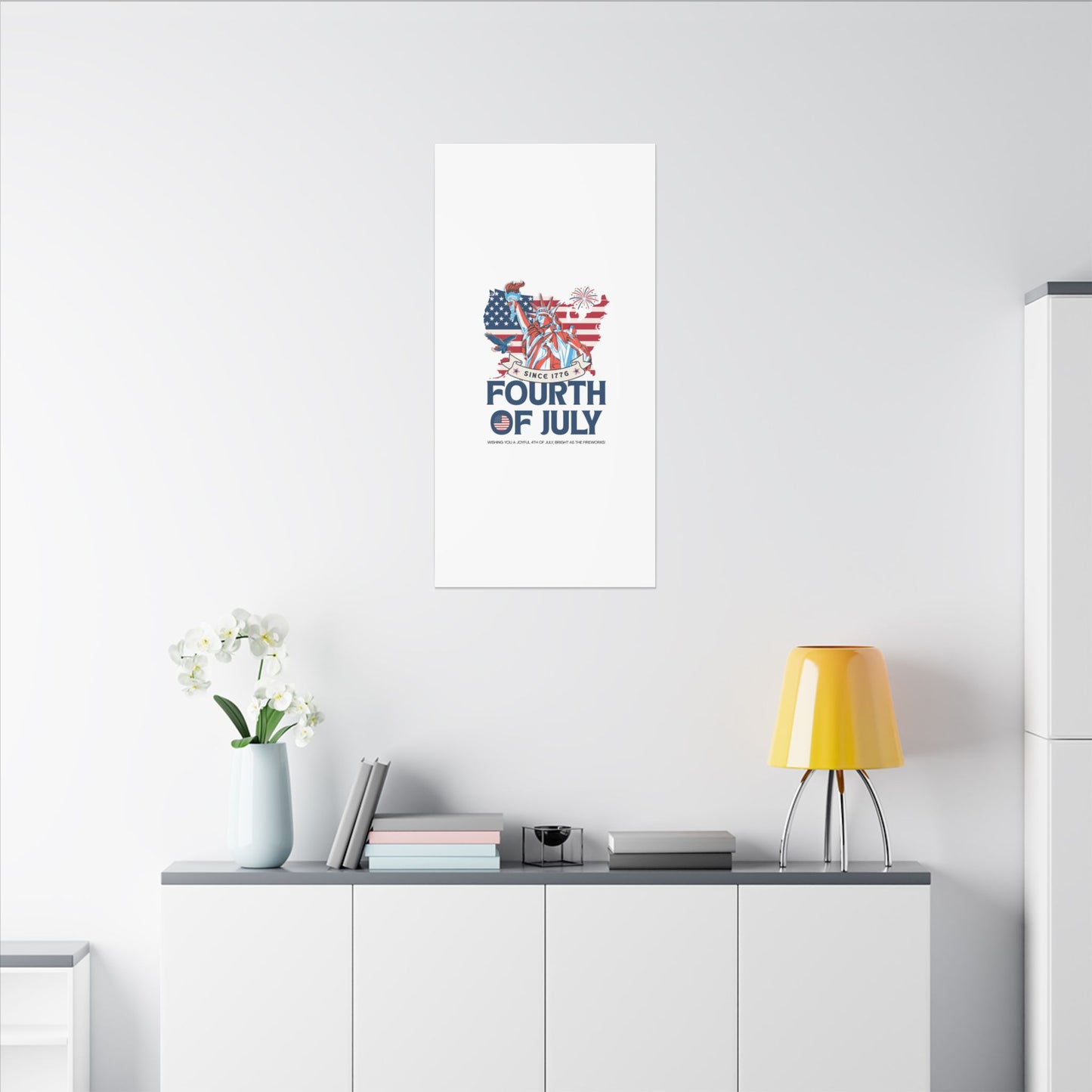 Fourth of July Canvas Wall Art