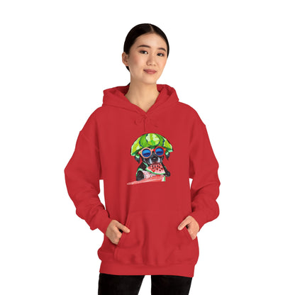 Cute Watermelon Pup Graphic Hoodie|Eco-Friendly - Limited
