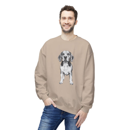 Beagle Sketch Minimal Art Sweatshirt | Eco-Limited