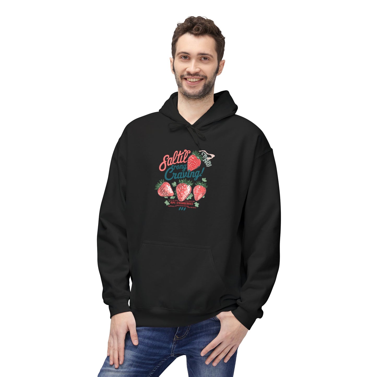 Salted Strong Craving Strawberry Graphic Hoodie | Eco - Limited
