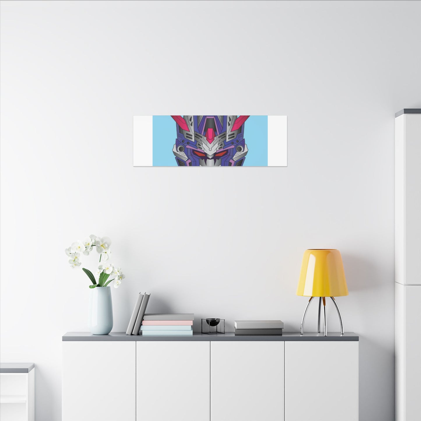 Mecha Warrior Helmet Organic Canvas