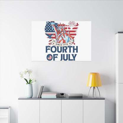 Fourth of July Canvas Wall Art