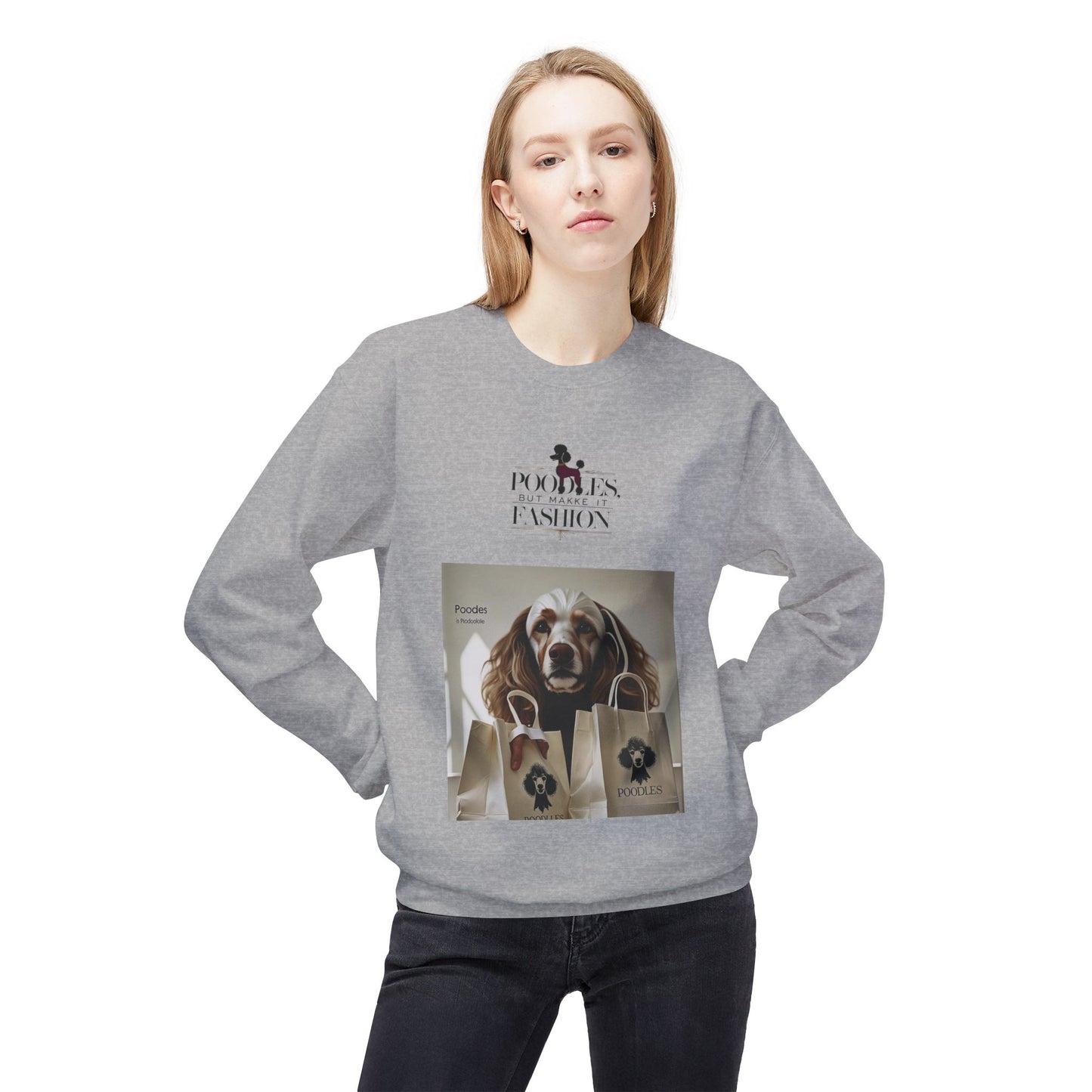 Poodles Fashion Graphic Sweatshirt | Eco-Limite