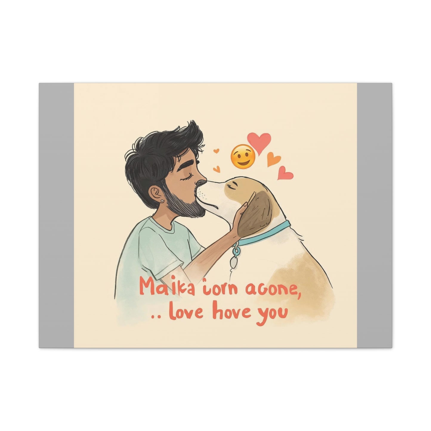 Love Never Leaves Canvas | Eco-Limited