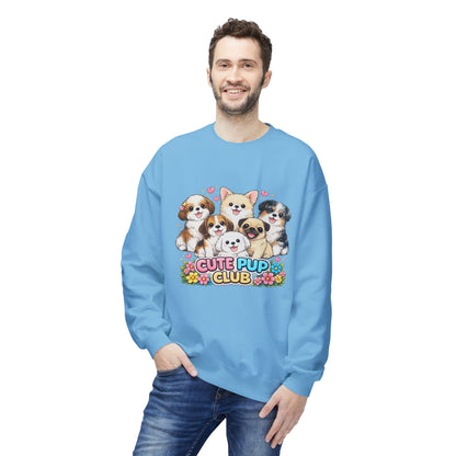 Cute Pup Club Graphic Sweater | Eco - Limited