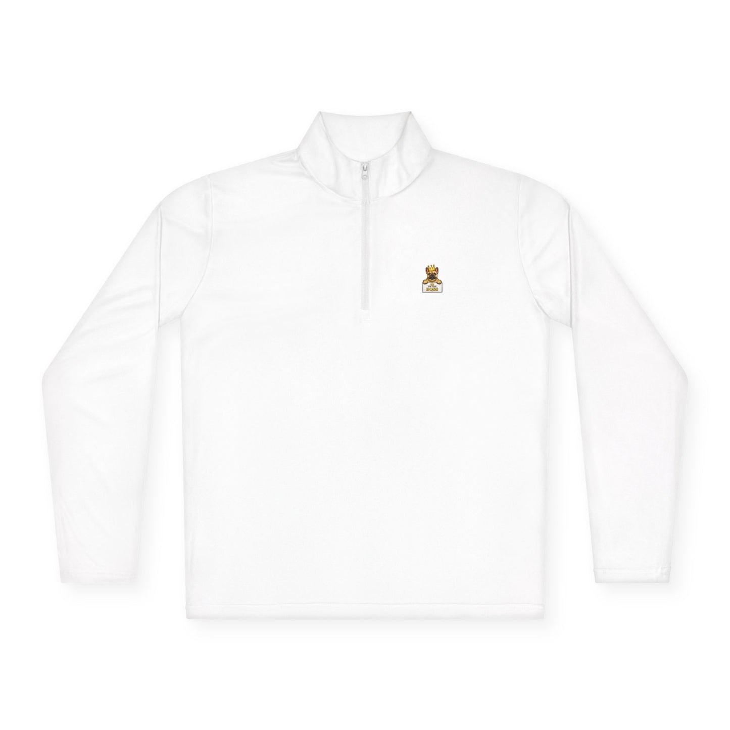 Small Dog Big Attitude Quarter Zip Pullover | Eco-Limited