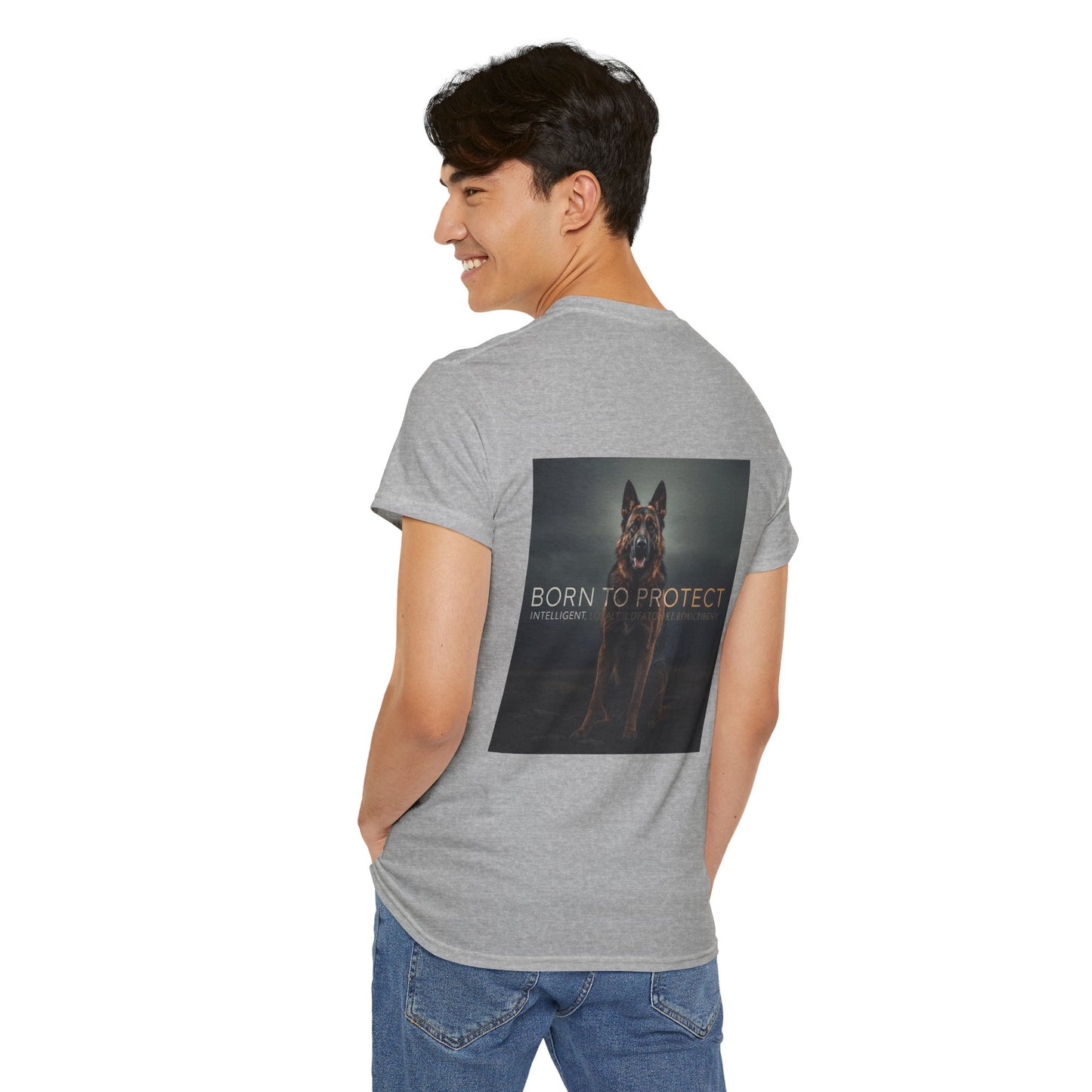 German Shepherd Born To Protect T-Shirt | Eco-Limited