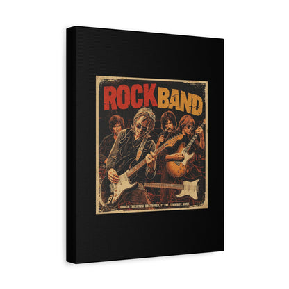Rock Band Vintage Canvas Wall Art | Eco - Limited