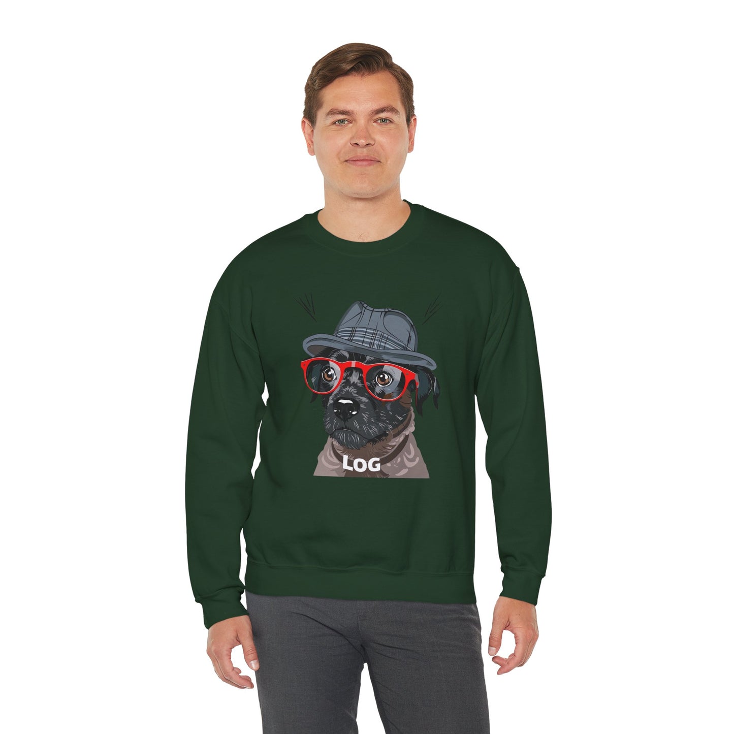 LOG Street Dog Art Sweatshirt | Eco-Limited