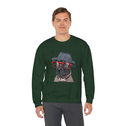 LOG Street Dog Art Sweatshirt | Eco-Limited