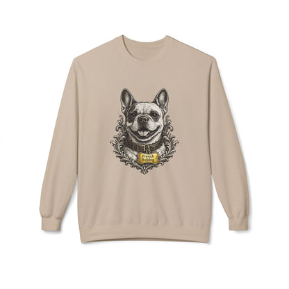 French Bulldog Ink Drawing Sweatshirt | Eco-Limited