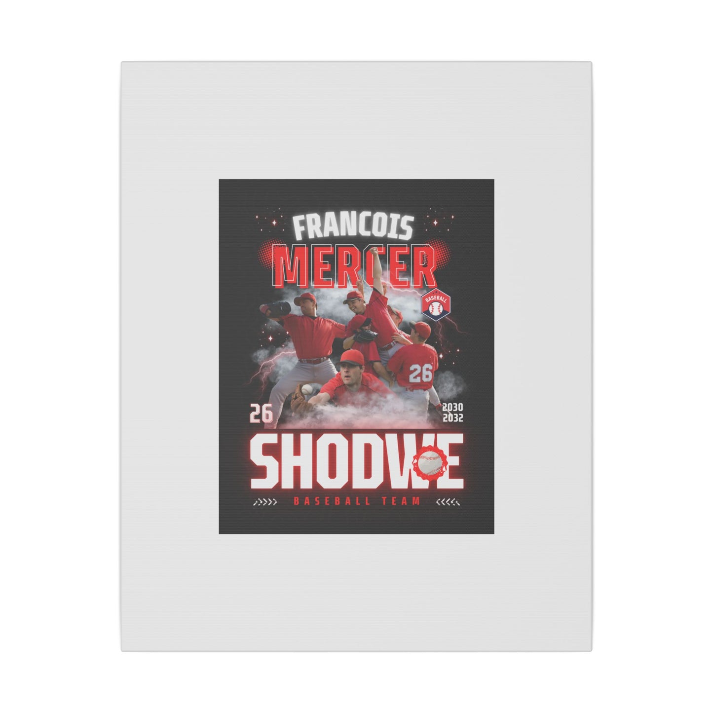 Baseball Team Player Poster