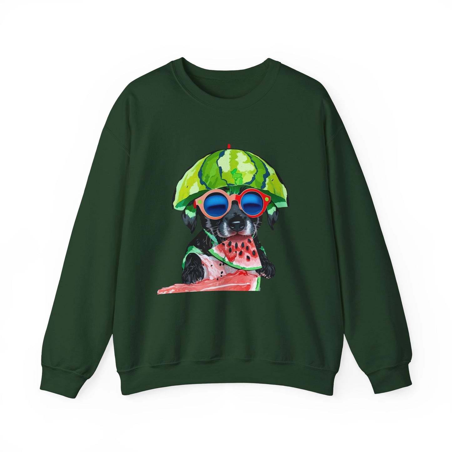 Dog in Helmet & Sunglasses Sweatshirt|Eco-Friendly - Limited
