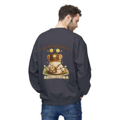 Spread the Smiles Bear Sweatshirt | Eco-Limited