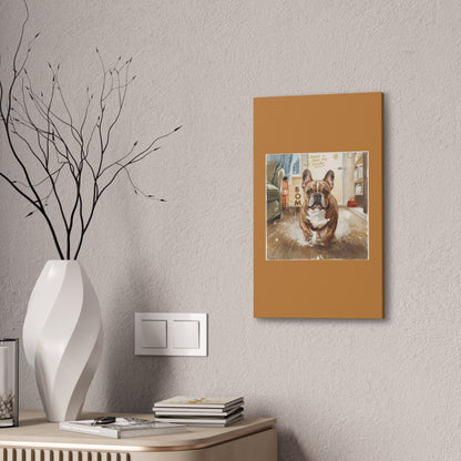 Happy Home Bulldog Canvas Art | Eco-Limited