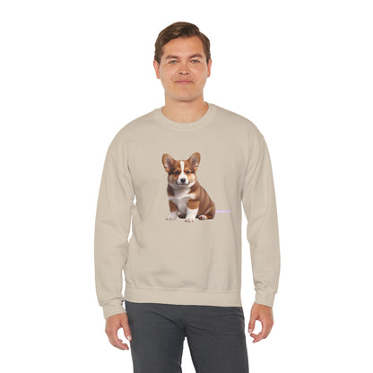 Corgi Puppy Graphic Sweatshirt|Eco-Friendly - Limited