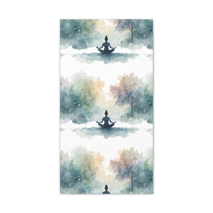 Peace Within Meditation Canvas Wall Art | Eco-Limited