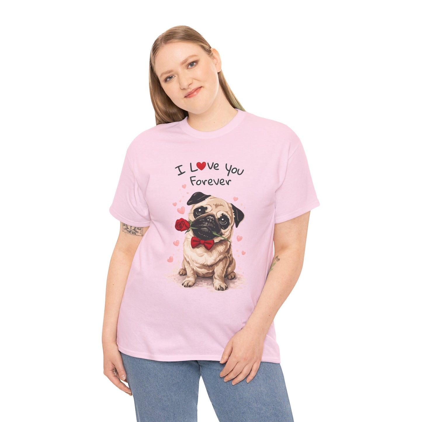 Pug Love Forever T-Shirt | Eco-Limited