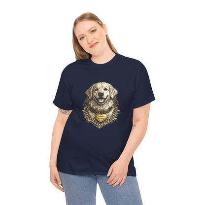 Golden Retriever Ink Illustration T-Shirt | Eco-Limited