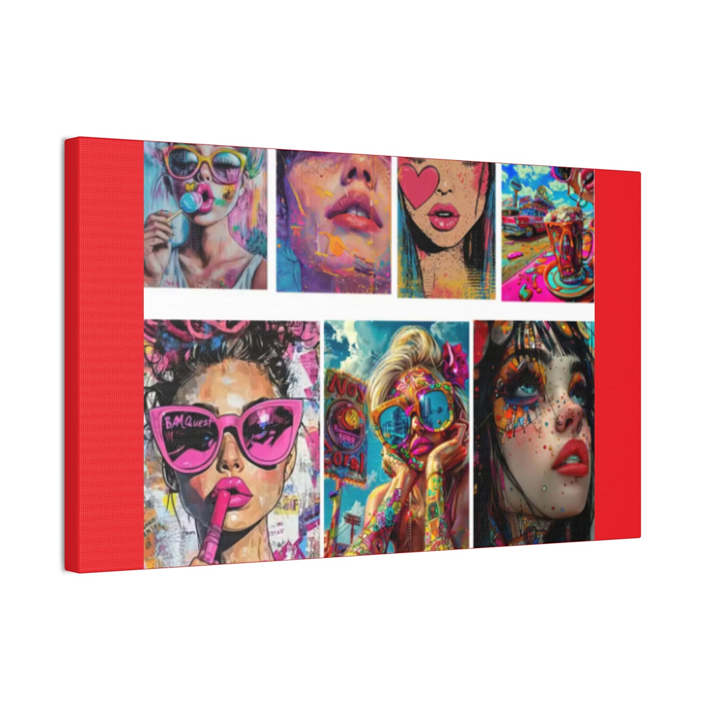Pop Art Muse Canvas | Statement Wall Art