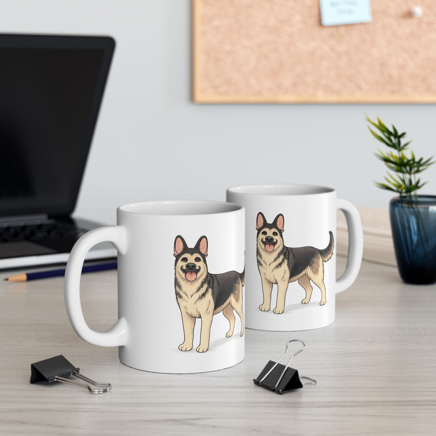Cute Standing Dog Coffee Cup (11oz/15oz)