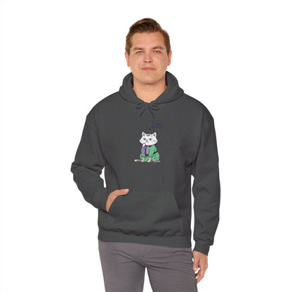 Chill Cat Street Art Hoodie | Eco-Limited