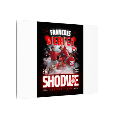 Baseball Team Player Poster