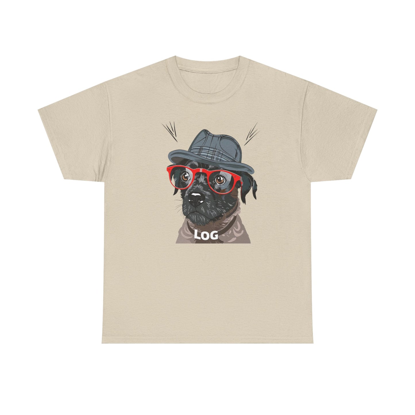 Hipster Dog Glasses T-Shirt | Eco-Limited