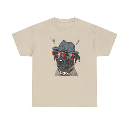Hipster Dog Glasses T-Shirt | Eco-Limited
