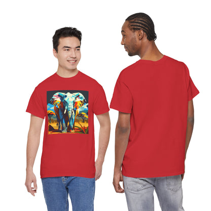 Colorful Elephant Art T-Shirt | Eco-Limited